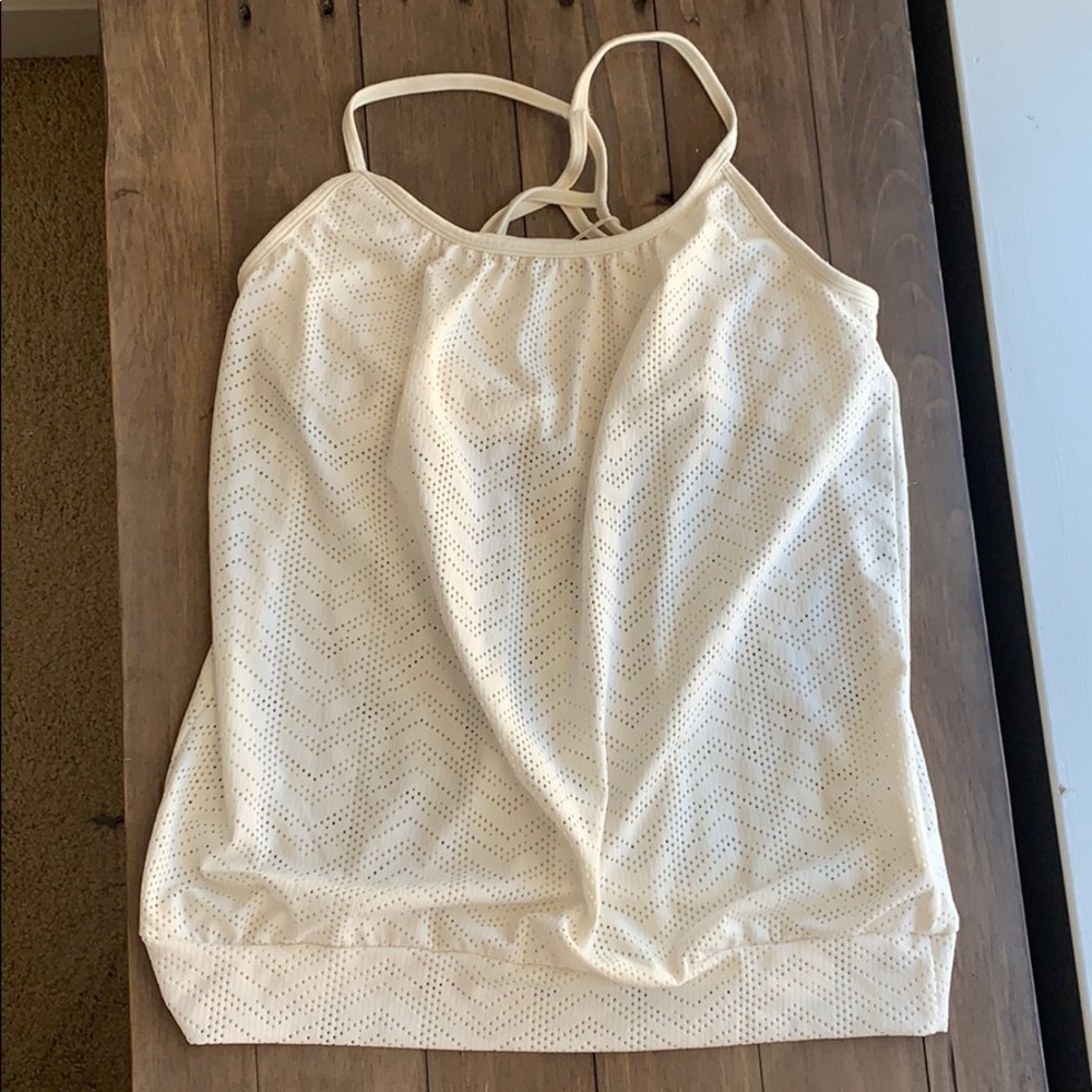 Prana athletic top with built in bra S